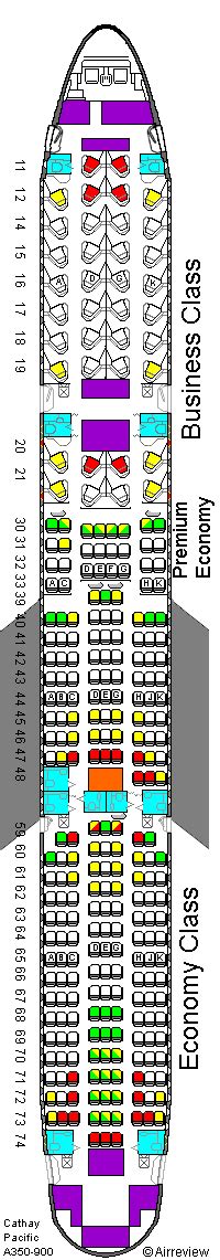 Cathay Pacific Seat Maps and Seating Charts .